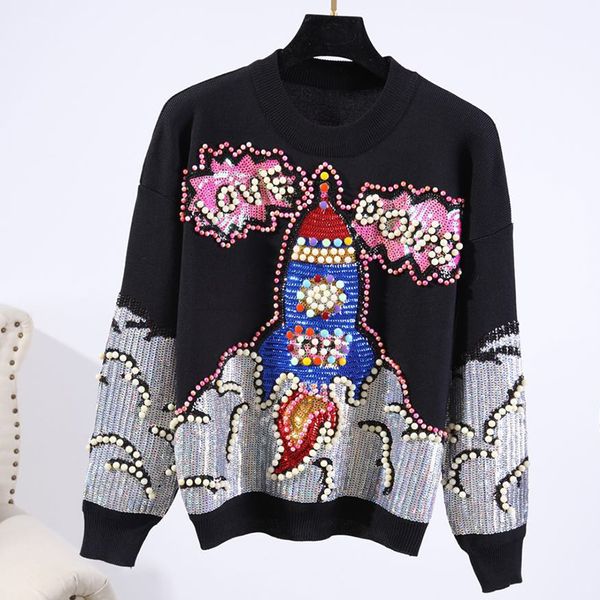 fashion black gray knitted tracksuit women 2pc manual beading sequin pullover sweater pencil pants set loose knit outfits female ykhu, Blue
fashion black gray knitted tracksuit women 2pc manual beading sequin pullover sweater pencil pants set loose knit outfits female ykhu, Blue
