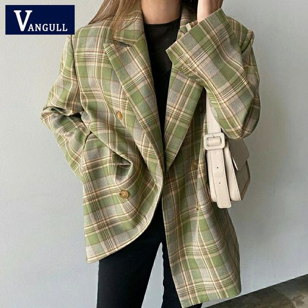 women's suits & blazers vangull vintage loose women plaid blazer spring chic double breasted female long sleeve suit jackets stylish la, White;black
women's suits & blazers vangull vintage loose women plaid blazer spring chic double breasted female long sleeve suit jackets stylish la, White;black