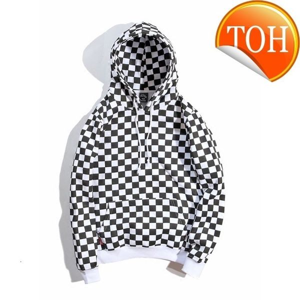 and white plaid black sweater men's women's trendy hip hop winter plush thickened hooded jacket versatile simple students
and white plaid black sweater men's women's trendy hip hop winter plush thickened hooded jacket versatile simple students