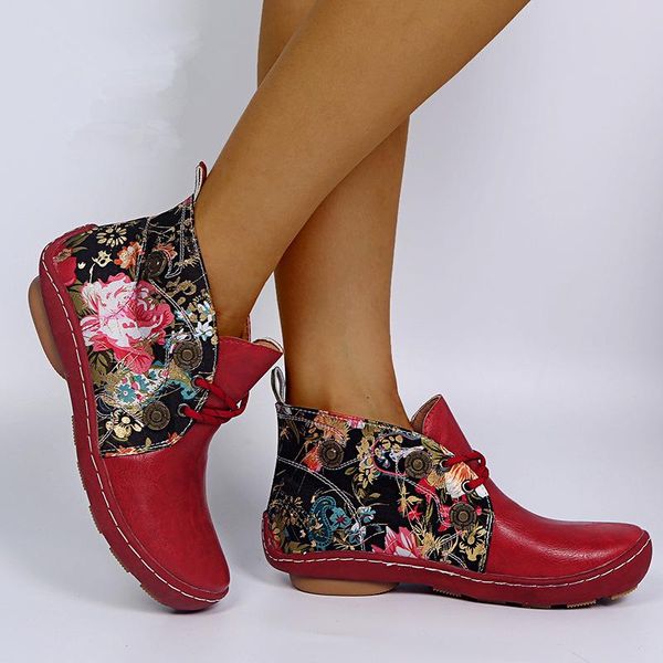boots autumn winter ankle women pu leather print ladies flat shoes lace up platform punk female zapatos mujer plus size, Black
boots autumn winter ankle women pu leather print ladies flat shoes lace up platform punk female zapatos mujer plus size, Black