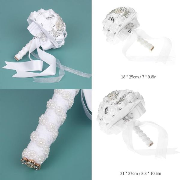 decorative flowers & wreaths 18cm handmade wedding brooch rhinestone bridal bouquet satin rose flower
decorative flowers & wreaths 18cm handmade wedding brooch rhinestone bridal bouquet satin rose flower