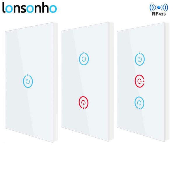 smart home control lonsonho rf433 wireless scene switch us brazil touch panel life automation
smart home control lonsonho rf433 wireless scene switch us brazil touch panel life automation