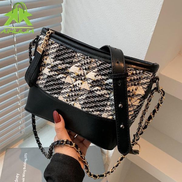 evening bags fashion chain female messenger bag woolen cloth grid women handbag designer multifunctional shoulder crossbody
evening bags fashion chain female messenger bag woolen cloth grid women handbag designer multifunctional shoulder crossbody