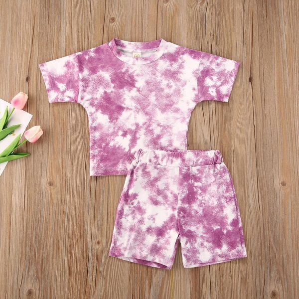 fashion cute summer infant girls clothes sets 2pcs kids tie dye print short sleeve t shirts shorts 2 colors, White
fashion cute summer infant girls clothes sets 2pcs kids tie dye print short sleeve t shirts shorts 2 colors, White
