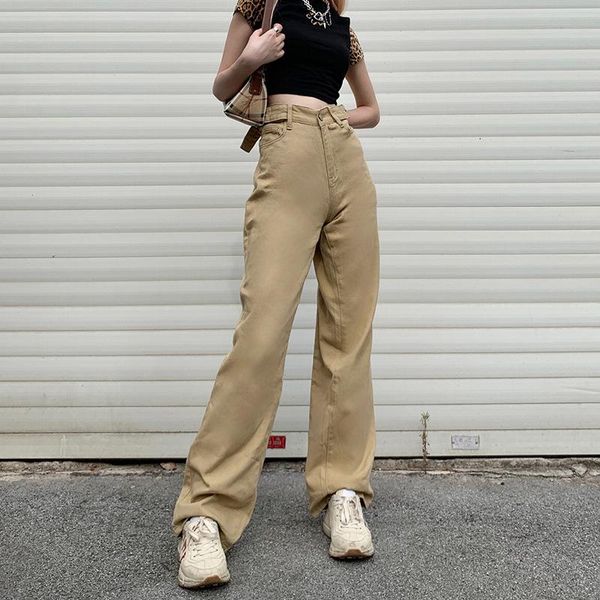 women's jeans solid color casual trousers female daily wild mid waist straight leg denim pants 2021 harajuku trendy all matching, Blue
women's jeans solid color casual trousers female daily wild mid waist straight leg denim pants 2021 harajuku trendy all matching, Blue