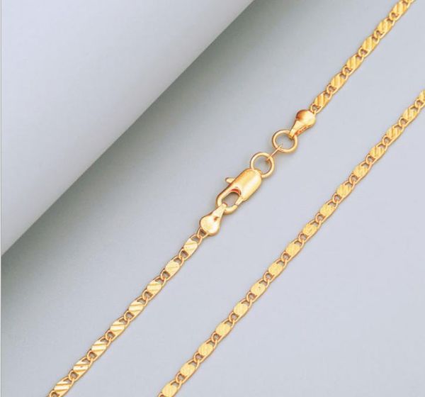 2mm flat chain necklace for women men jewelry necklaces & pendants charms jewellery 16 18 20 22 24 26 28 30 inch wholesale, Silver
2mm flat chain necklace for women men jewelry necklaces & pendants charms jewellery 16 18 20 22 24 26 28 30 inch wholesale, Silver