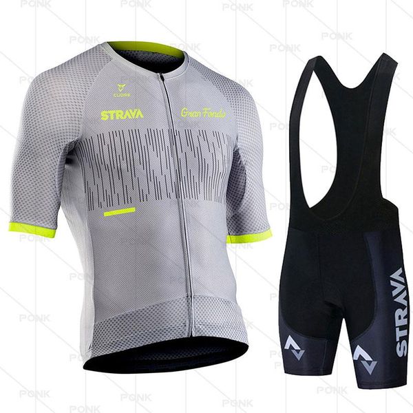 racing sets 2021 strava pro team bike jersey set summer breathable road shorts sleeve cycling clothing suit, Black;blue
racing sets 2021 strava pro team bike jersey set summer breathable road shorts sleeve cycling clothing suit, Black;blue