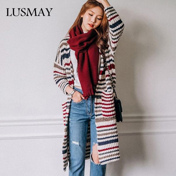 women's sweaters striped long cardigans women sweater autumn winter 2021 fashion sleeve christmas casual knitted, White;black
women's sweaters striped long cardigans women sweater autumn winter 2021 fashion sleeve christmas casual knitted, White;black