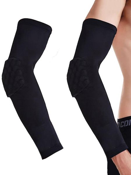 elbow & knee pads sport compression arm sleeve padded forearm sleeves elastic outdoor sports, Black;gray
elbow & knee pads sport compression arm sleeve padded forearm sleeves elastic outdoor sports, Black;gray