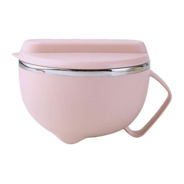 bowls 1pc stainless steel noodles bowl bento box lunch with lid rice for home dormitory (pink double layers)
bowls 1pc stainless steel noodles bowl bento box lunch with lid rice for home dormitory (pink double layers)