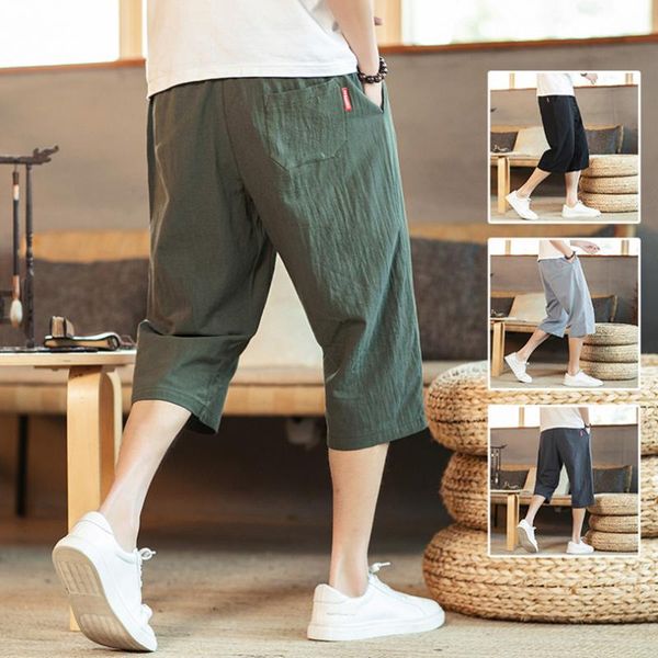 men's shorts thin men summer casual sports linen cropped trousers beach short pants loose cool cotton ropa clothes ed50dk, White;black
men's shorts thin men summer casual sports linen cropped trousers beach short pants loose cool cotton ropa clothes ed50dk, White;black
