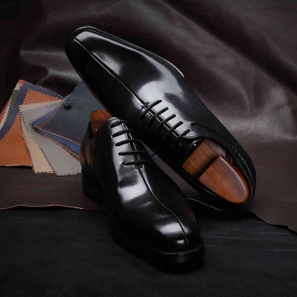 leather vintage genuine men wedding oxford shoes lace-up pointed toe waxing process office business suit mens dress shoe f81, Black
leather vintage genuine men wedding oxford shoes lace-up pointed toe waxing process office business suit mens dress shoe f81, Black