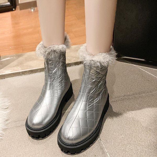 boots lucyever pu leather faux fur ankle for women winter short plush warm platform snow woman thick bottom non slip shoes, Black
boots lucyever pu leather faux fur ankle for women winter short plush warm platform snow woman thick bottom non slip shoes, Black