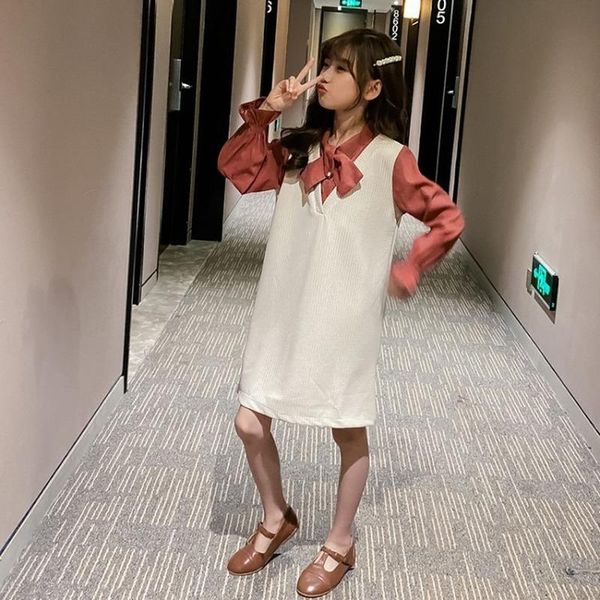 spring 2021 new fashion children dresses kids clothes girls casual patchwork with bow dress kids knee-length dresses for girls, Red;yellow
spring 2021 new fashion children dresses kids clothes girls casual patchwork with bow dress kids knee-length dresses for girls, Red;yellow