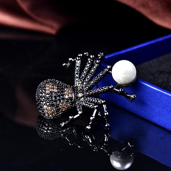pins, brooches bling zircon spider brooch black polish pins for women men party jewelry beautiful, Gray
pins, brooches bling zircon spider brooch black polish pins for women men party jewelry beautiful, Gray