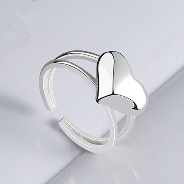 cluster rings vintage 925 sterling silver heart for women open ring bijoux femme fashion jewelry anillos jz304, Golden;silver
cluster rings vintage 925 sterling silver heart for women open ring bijoux femme fashion jewelry anillos jz304, Golden;silver