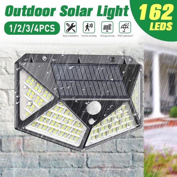 solar lamps 1/2/3/4 pcs 162 led light outdoor lamp powered sunlight ip65 waterproof pir motion sensor 3 smart modes street
solar lamps 1/2/3/4 pcs 162 led light outdoor lamp powered sunlight ip65 waterproof pir motion sensor 3 smart modes street