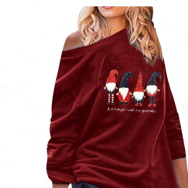 christmas blouses women casual loose off shoulder blouses autumn oversized oblique collar blouse new year clothes 2021, White
christmas blouses women casual loose off shoulder blouses autumn oversized oblique collar blouse new year clothes 2021, White