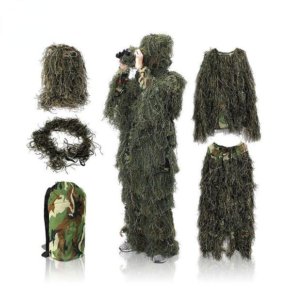 hunting sets camouflage ghillie suits woodland clothes outdoor tactical shooting cs universal clothing for army military sniper, Camo
hunting sets camouflage ghillie suits woodland clothes outdoor tactical shooting cs universal clothing for army military sniper, Camo