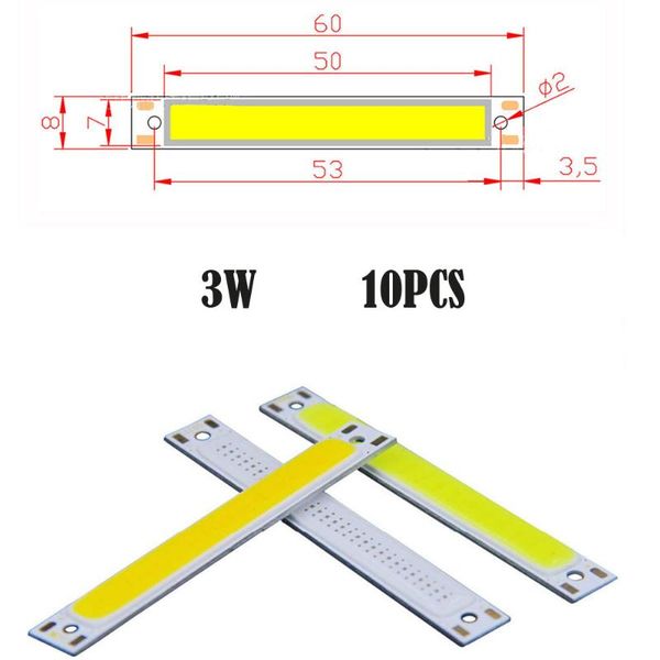 bulbs 10x dc 3v ultra bright 8mm x 60mm led cob strip light bulb 3w work floodlight source chip beads for diy lamp red blue white
bulbs 10x dc 3v ultra bright 8mm x 60mm led cob strip light bulb 3w work floodlight source chip beads for diy lamp red blue white