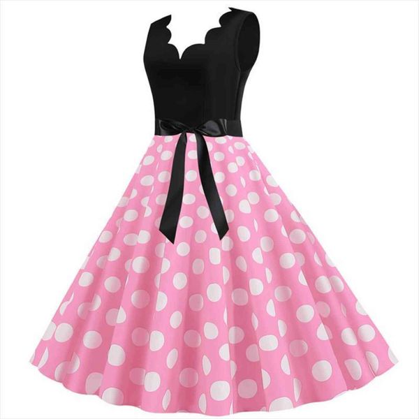 pink polka dot vintage womens dresses sleeveless v neck retro pinup swing party summer casual plus size s 3xl, Black;gray
pink polka dot vintage womens dresses sleeveless v neck retro pinup swing party summer casual plus size s 3xl, Black;gray