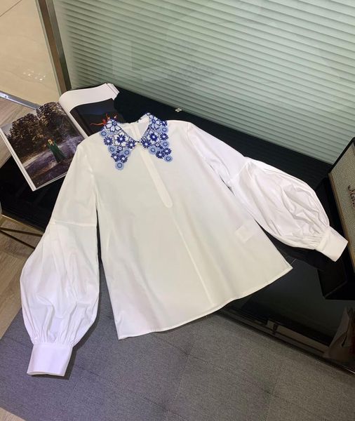 women's blouses & shirts 2021 women fashion long-sleeved water-soluble lace lantern sleeve shirt 0827, White
women's blouses & shirts 2021 women fashion long-sleeved water-soluble lace lantern sleeve shirt 0827, White