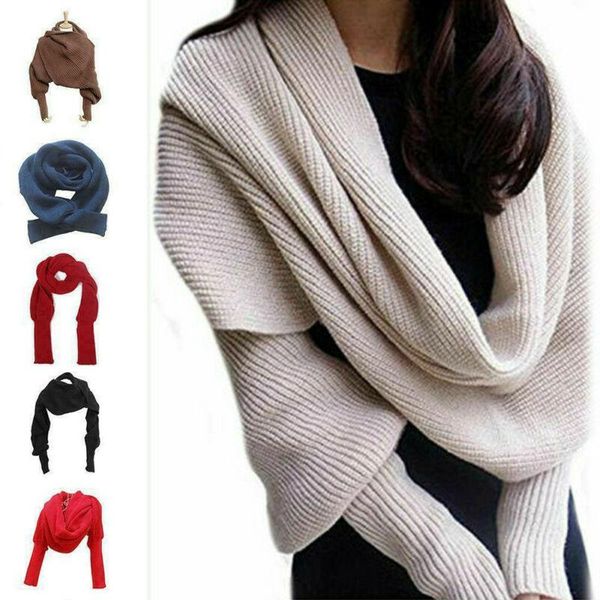 scarves europe and american style winter wool for men women with sleeves knitted scarf thick warm high-end fashion, Blue;gray
scarves europe and american style winter wool for men women with sleeves knitted scarf thick warm high-end fashion, Blue;gray