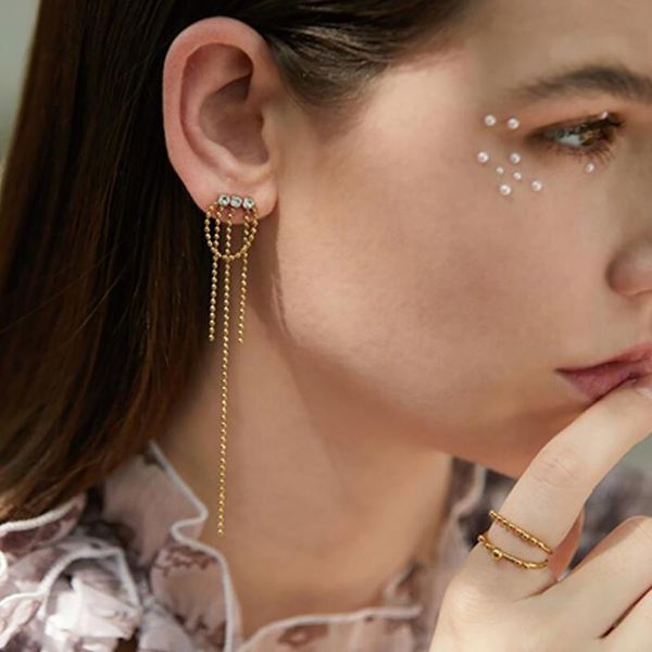 dangle & chandelier aensoa trendy rhinestone copper long drop simple tassel earrings for women statement metal hanging earring modern female, Silver
dangle & chandelier aensoa trendy rhinestone copper long drop simple tassel earrings for women statement metal hanging earring modern female, Silver