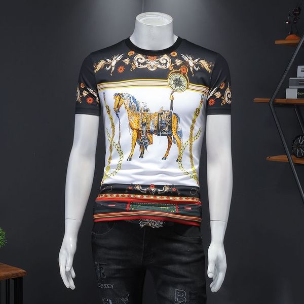 2021 new fashion baroque print harajuku t-shirt streetwear tee men round neck camisetas black gold brand t shirt 0qv8, White;black
2021 new fashion baroque print harajuku t-shirt streetwear tee men round neck camisetas black gold brand t shirt 0qv8, White;black