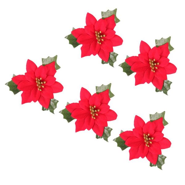 5 pcs 15x15cm christmas simulation red flower wreath garland decoration props home party gathering bar ornaments (red)
5 pcs 15x15cm christmas simulation red flower wreath garland decoration props home party gathering bar ornaments (red)
