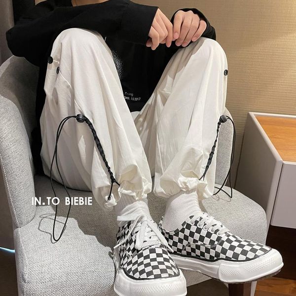 men's pants mens drawstring sweatpant for korean autumn fashion trends clothing teenage wide leg casual harem joggers baggy streetwear, Black
men's pants mens drawstring sweatpant for korean autumn fashion trends clothing teenage wide leg casual harem joggers baggy streetwear, Black