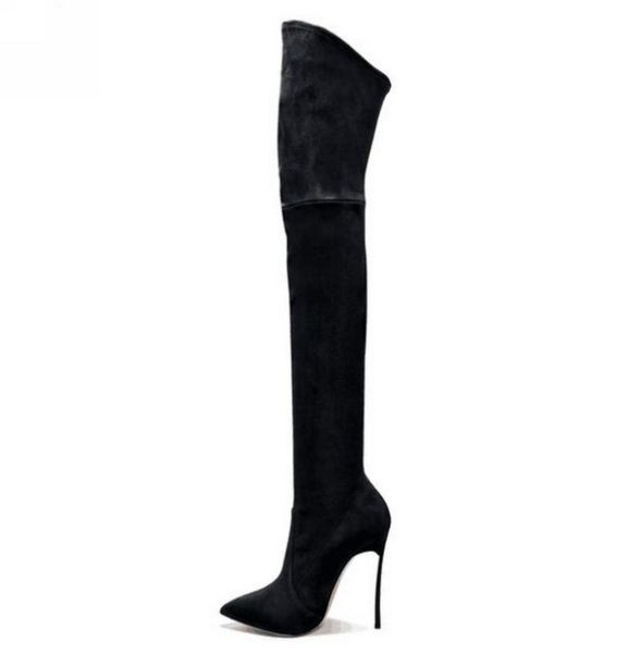 force overknee boots woman fine heel will season boots high heel elastic boot code woman, Black
force overknee boots woman fine heel will season boots high heel elastic boot code woman, Black