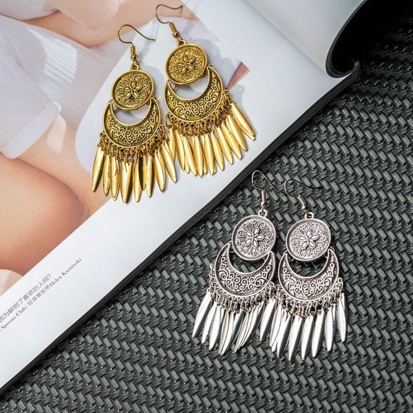 hoop & huggie europe and america exaggerated crescent shape multi-layer leaf earrings personalized pendant accessories alloy, Golden;silver
hoop & huggie europe and america exaggerated crescent shape multi-layer leaf earrings personalized pendant accessories alloy, Golden;silver