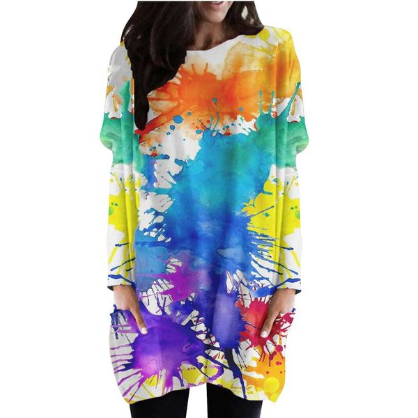 casual dresses fashion tie dye loose club party dress autumn long sleeve printed round neck middle vestido vestidos sukienki, Black;gray
casual dresses fashion tie dye loose club party dress autumn long sleeve printed round neck middle vestido vestidos sukienki, Black;gray
