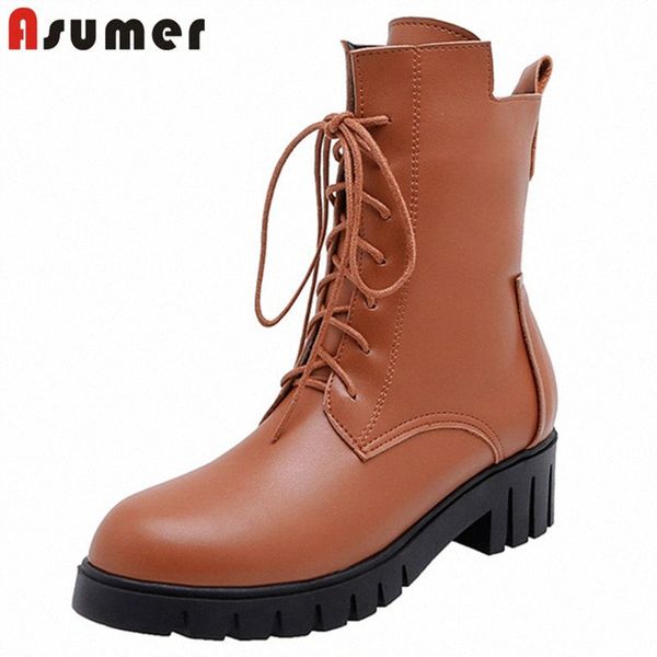 asumer 2020 ankle boots for women lace up round toe med heel casual shoes simple autumn winter woman boots big size 43 p4do#, Black
asumer 2020 ankle boots for women lace up round toe med heel casual shoes simple autumn winter woman boots big size 43 p4do#, Black