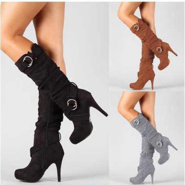 boots winter shoes high-heeled cross lace-up girl women's platform thin with zipper ladies warm, Black
boots winter shoes high-heeled cross lace-up girl women's platform thin with zipper ladies warm, Black