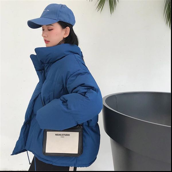 solid pocket 2021 new cotton loose warm long parka jacket winter padded coat women overcoat korea female soft feminino, Black
solid pocket 2021 new cotton loose warm long parka jacket winter padded coat women overcoat korea female soft feminino, Black