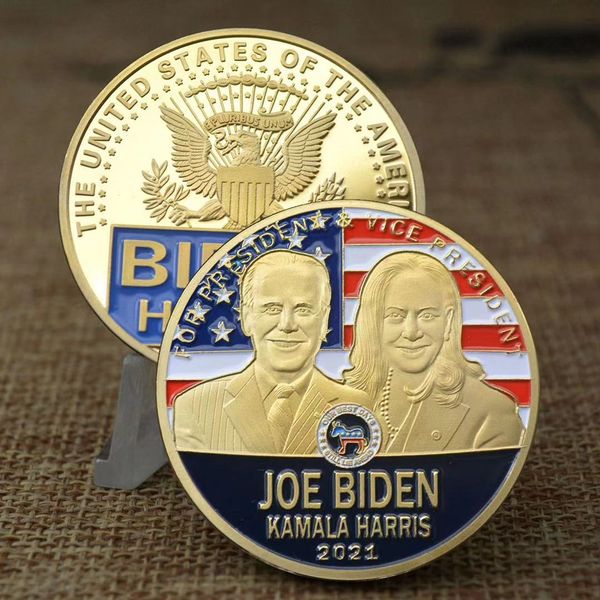 50pcs non magnetic crafts us president joe biden gold plated commemorative coin collectibles usa challenge badge
50pcs non magnetic crafts us president joe biden gold plated commemorative coin collectibles usa challenge badge