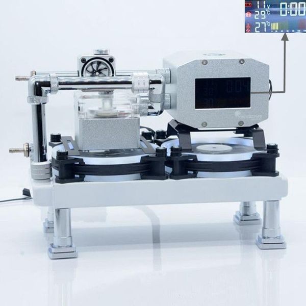 lapcooling pads deskcomputer liquid cooler water radiator cpu clooler with display and rgb effects - silver black
lapcooling pads deskcomputer liquid cooler water radiator cpu clooler with display and rgb effects - silver black