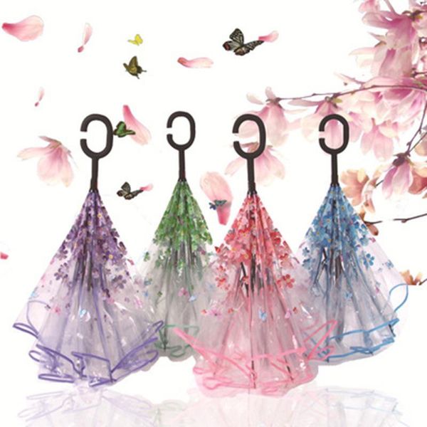 umbrellas double layer inverted umbrella cars reverse windproof uv protecting big straight le66
umbrellas double layer inverted umbrella cars reverse windproof uv protecting big straight le66