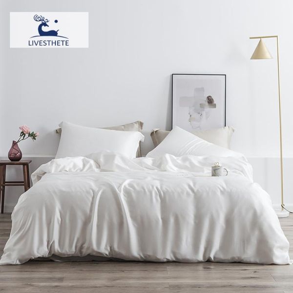 bedding sets liv-esthete luxury white 100% silk set beauty sleep quilt cover double quuen king flat sheet pillowcase for women
bedding sets liv-esthete luxury white 100% silk set beauty sleep quilt cover double quuen king flat sheet pillowcase for women