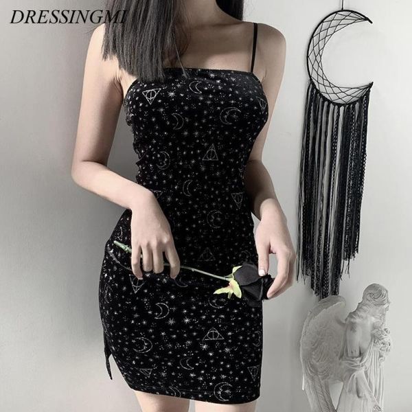 casual dresses black straps dress women gothic moon stars print retro mini streetwear slit bodycon female, Black;gray
casual dresses black straps dress women gothic moon stars print retro mini streetwear slit bodycon female, Black;gray
