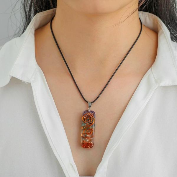 pendant necklaces wholesale 10 pcs silver plated rectangle shape colorful stone and resin rope chain necklace orgonite jewelry
pendant necklaces wholesale 10 pcs silver plated rectangle shape colorful stone and resin rope chain necklace orgonite jewelry