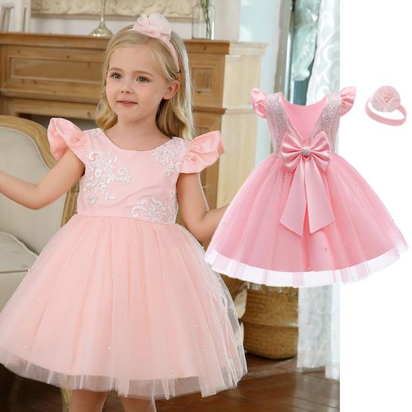 girl's dresses baby girl dress summer princess 1-5y lace flower for wedding baptism christening, Red;yellow
girl's dresses baby girl dress summer princess 1-5y lace flower for wedding baptism christening, Red;yellow