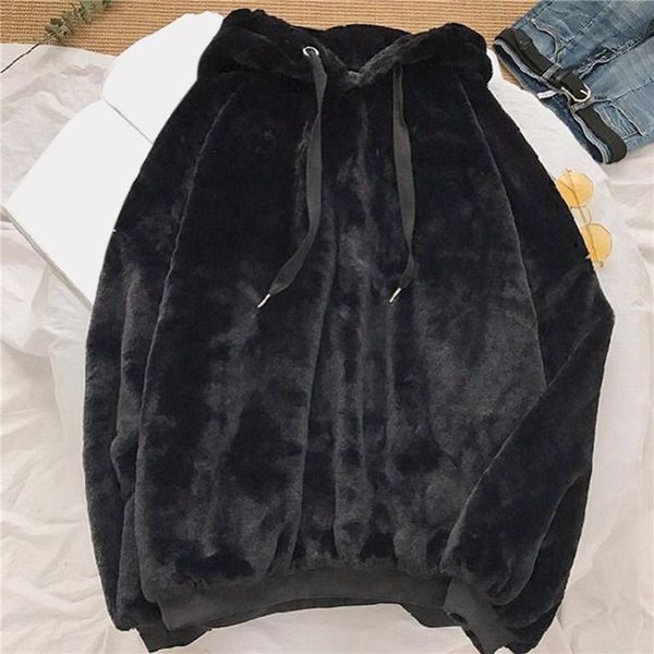 autumn hooded for women loose warm casual harajuku hooded sweatshirt fleece flannel pullover for ladies, Black
autumn hooded for women loose warm casual harajuku hooded sweatshirt fleece flannel pullover for ladies, Black