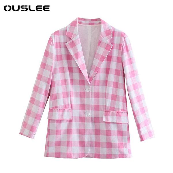 women's suits & blazers ouslee spring autumn women loose pink cotton plaid vintage office lady single breasted tweed blazer female eleg, White;black
women's suits & blazers ouslee spring autumn women loose pink cotton plaid vintage office lady single breasted tweed blazer female eleg, White;black