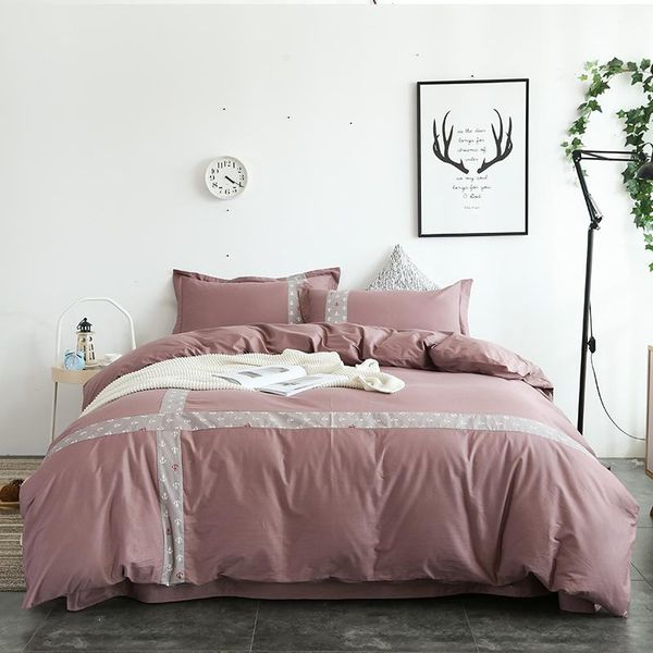 bedding sets 2021 luxury solid color 100% cotton set duvet cover sheet pillowcase king size white linen bed blue gray
bedding sets 2021 luxury solid color 100% cotton set duvet cover sheet pillowcase king size white linen bed blue gray