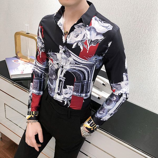 printed 2021 new luxury men fashion korean slim fit shirt streetwear/prom/club shirts for men's wears 3xl-m 2f7g, Black;brown
printed 2021 new luxury men fashion korean slim fit shirt streetwear/prom/club shirts for men's wears 3xl-m 2f7g, Black;brown
