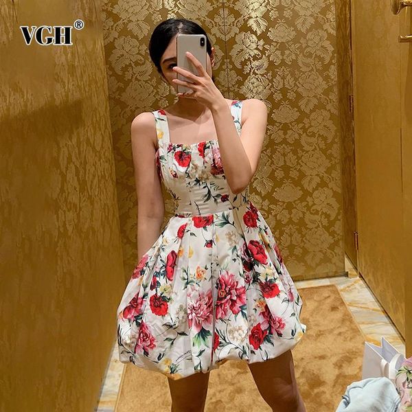 vgh party dress for women square collar sleeveless high waist print hit color backless floral slip dresses female 2021 new style, Black;gray
vgh party dress for women square collar sleeveless high waist print hit color backless floral slip dresses female 2021 new style, Black;gray