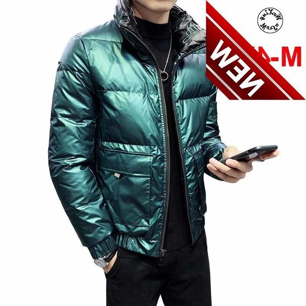 men's down coat special shiny light and thin white duck stand collar jacket big yards m to 4xl, Black
men's down coat special shiny light and thin white duck stand collar jacket big yards m to 4xl, Black